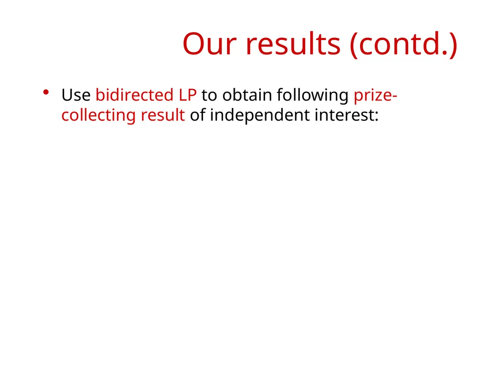 LP-based Approximation Algorithms for - slide 8 of 19