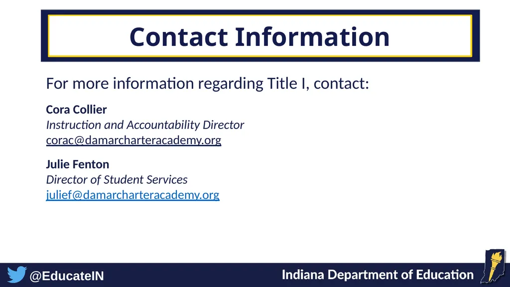 Damar Charter Academy August 7th & 13th, 2024 - slide 17 of 17