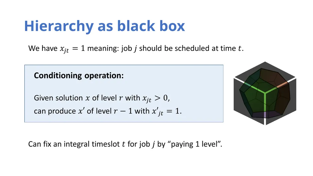 Hierarchy-Based Algorithms for Minimizing Makespan - slide 15 of 25