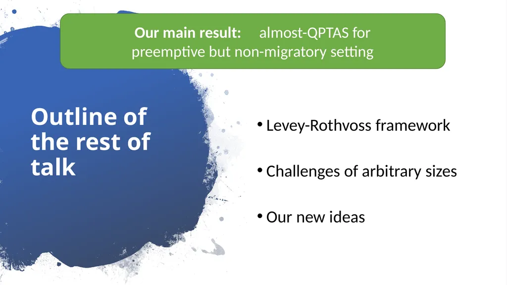 Hierarchy-Based Algorithms for Minimizing Makespan - slide 13 of 25