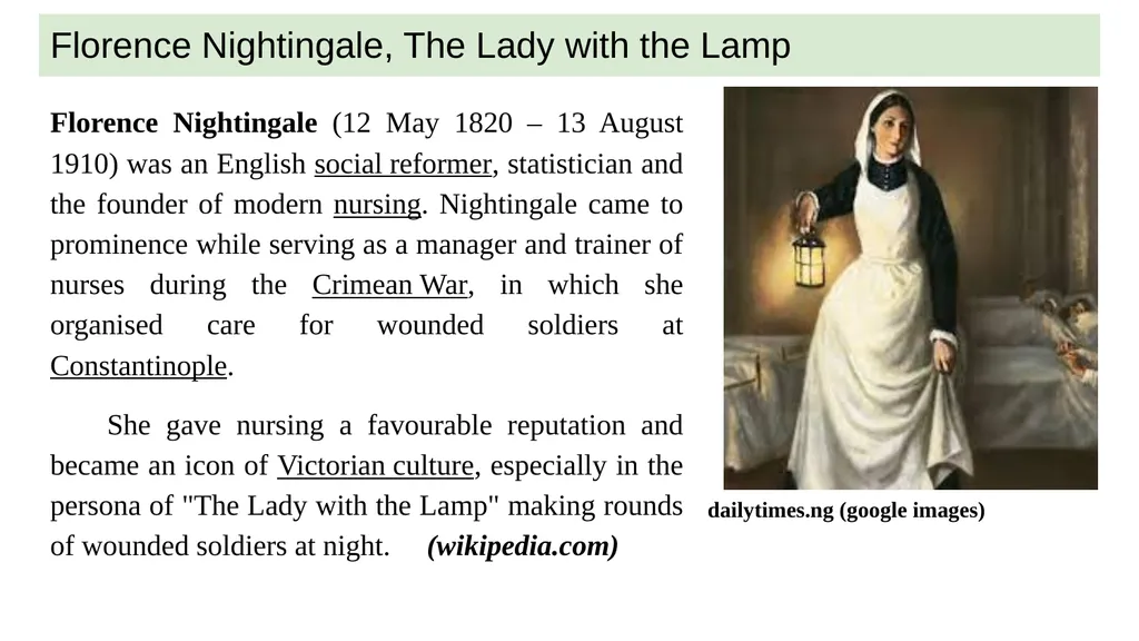 Florence Nightingale By Lytton Strachey Lytton - slide 2 of 15