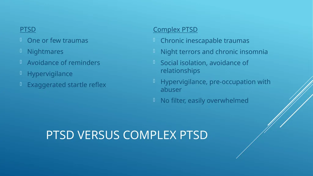 Understanding complex PTSD Dr. Jim Peightel, MD, - slide 14 of 21