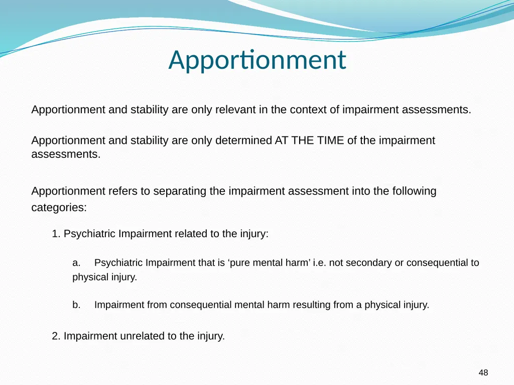 An Update on the (GEPIC) Return to Work Claimants - slide 48 of 86