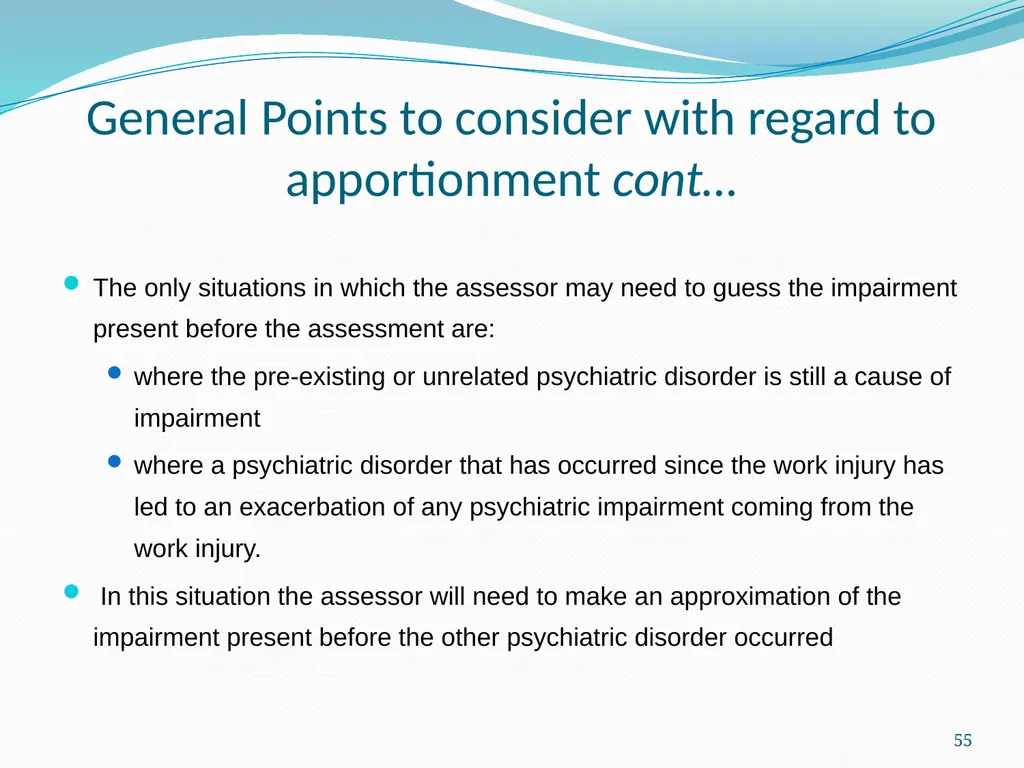 An Update on the (GEPIC) Return to Work Claimants - slide 55 of 86
