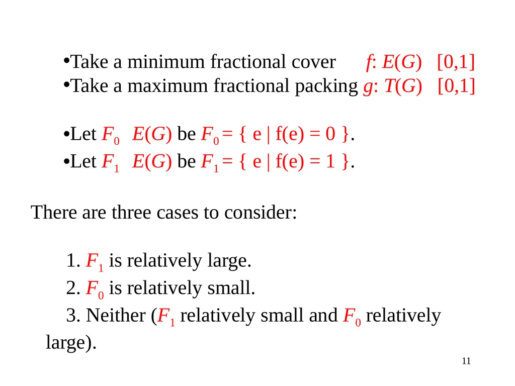 Dense graphs with a large triangle cover have a - slide 11 of 19