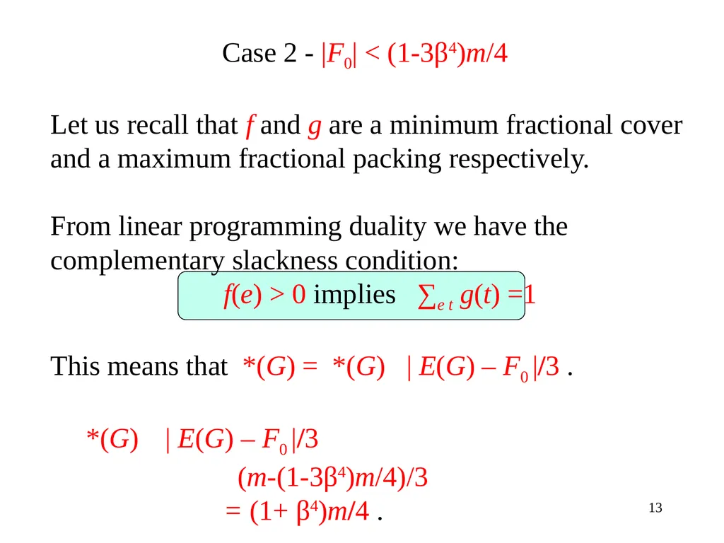 Dense graphs with a large triangle cover have a - slide 13 of 19