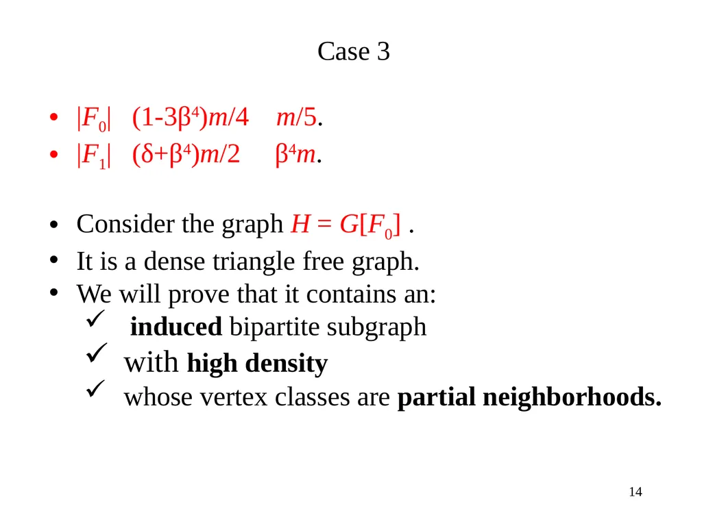 Dense graphs with a large triangle cover have a - slide 14 of 19