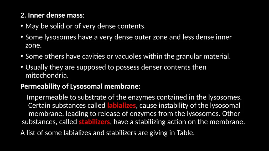 “Lysosome” Cell Bio 12 Contents: Introduction - slide 6 of 19