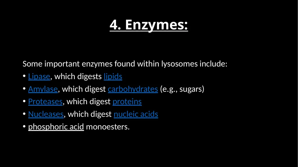 “Lysosome” Cell Bio 12 Contents: Introduction - slide 8 of 19