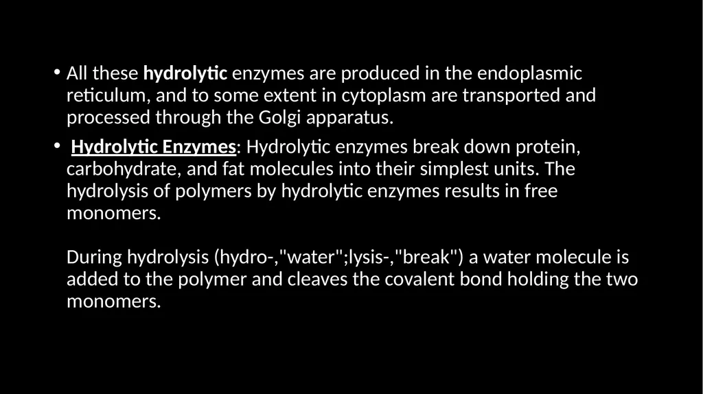 “Lysosome” Cell Bio 12 Contents: Introduction - slide 9 of 19
