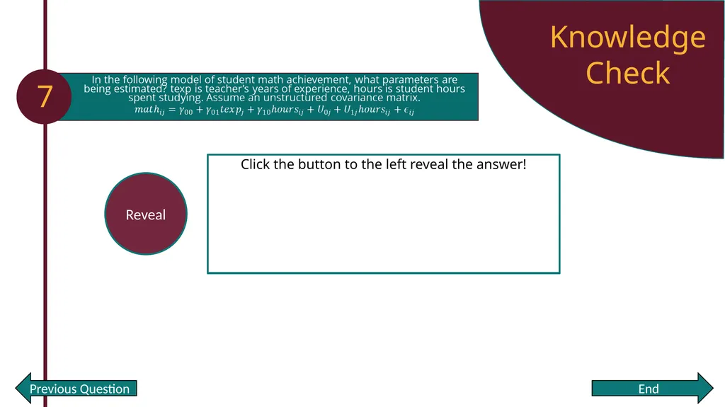 Section 1: Learning Check Question 1 Please put - slide 8 of 9