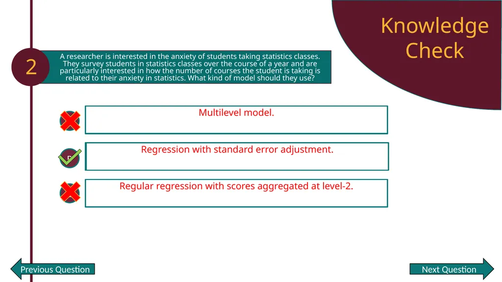Section 1: Learning Check Question 1 Please put - slide 3 of 9