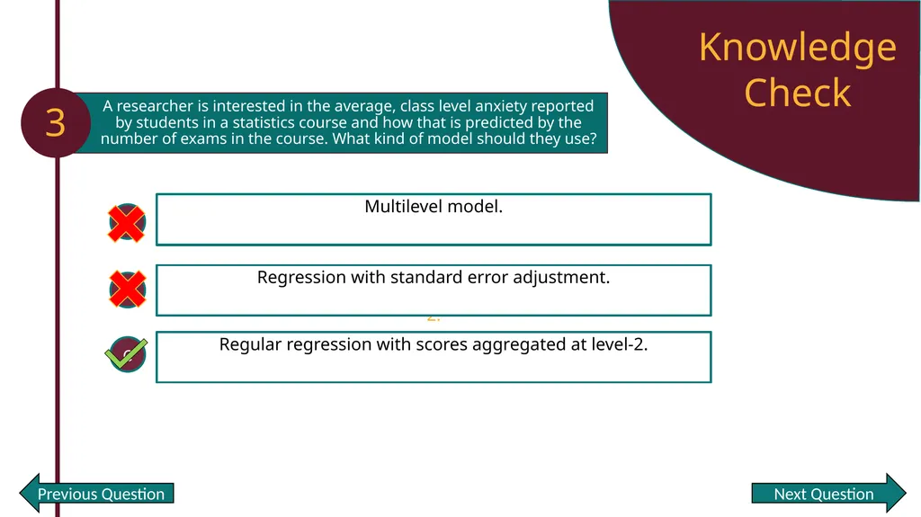 Section 1: Learning Check Question 1 Please put - slide 4 of 9