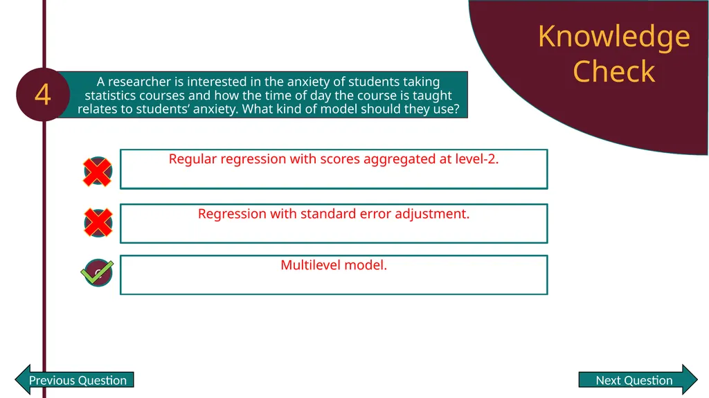 Section 1: Learning Check Question 1 Please put - slide 5 of 9