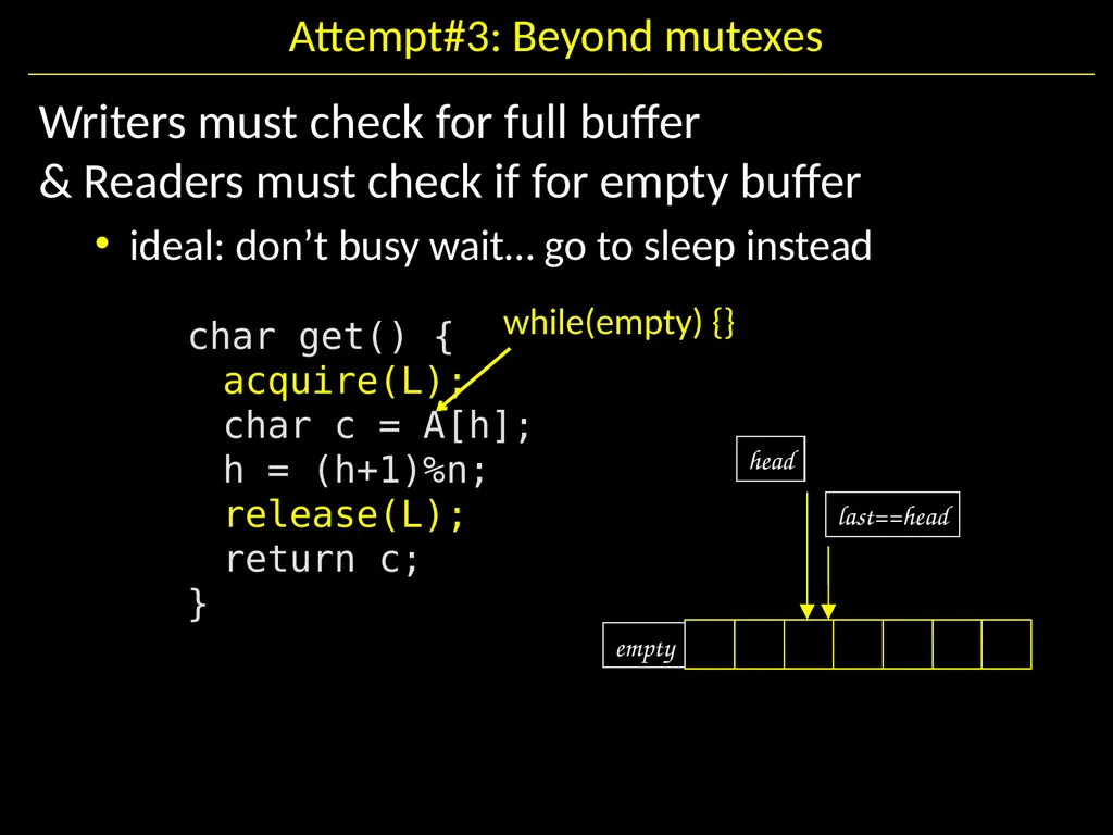 Synchronization II Hakim Weatherspoon CS 3410, - slide 40 of 52