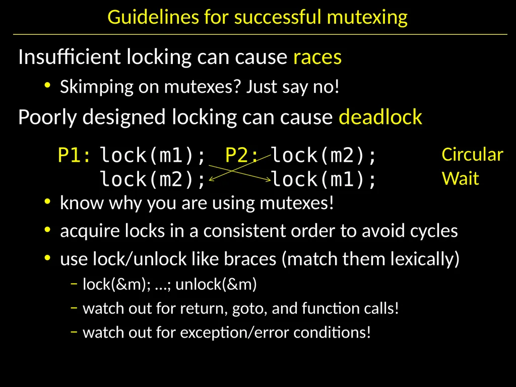 Synchronization II Hakim Weatherspoon CS 3410, - slide 39 of 52