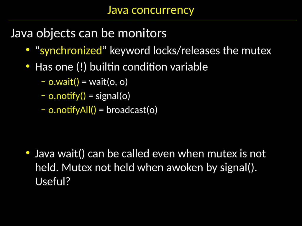 Synchronization II Hakim Weatherspoon CS 3410, - slide 48 of 52