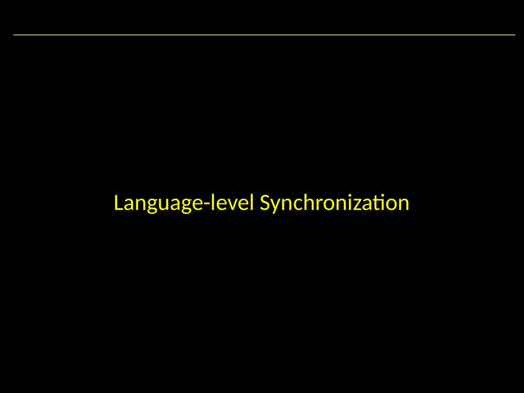 Synchronization II Hakim Weatherspoon CS 3410, - slide 44 of 52