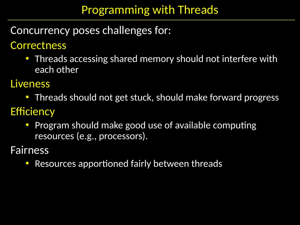 Synchronization II Hakim Weatherspoon CS 3410, - slide 5 of 52