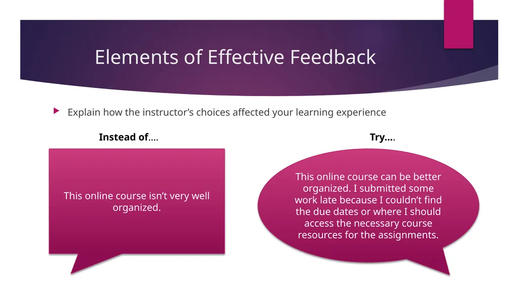 Writing Effective Feedback Why Do Effective - slide 5 of 8