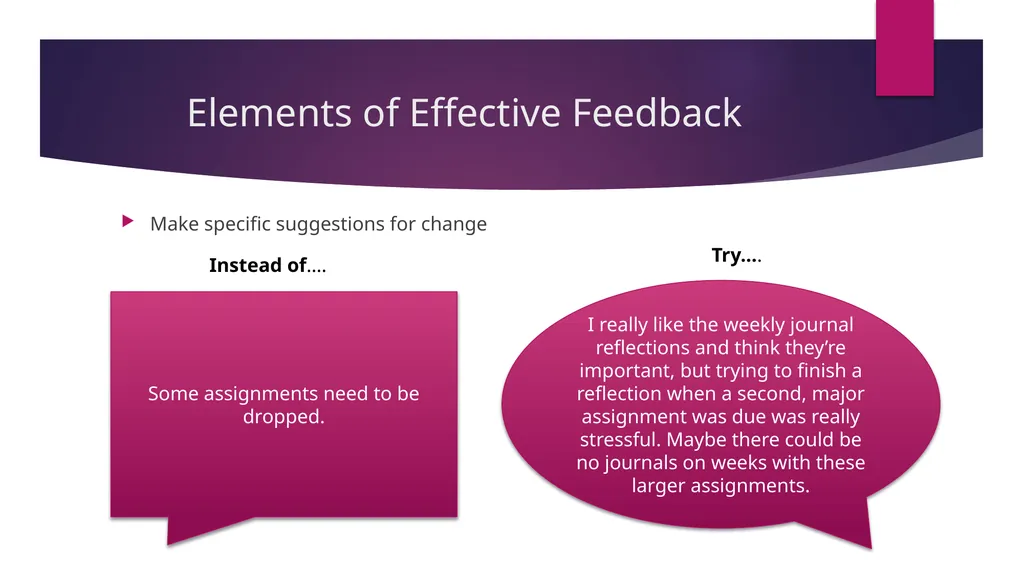 Writing Effective Feedback Why Do Effective - slide 6 of 8