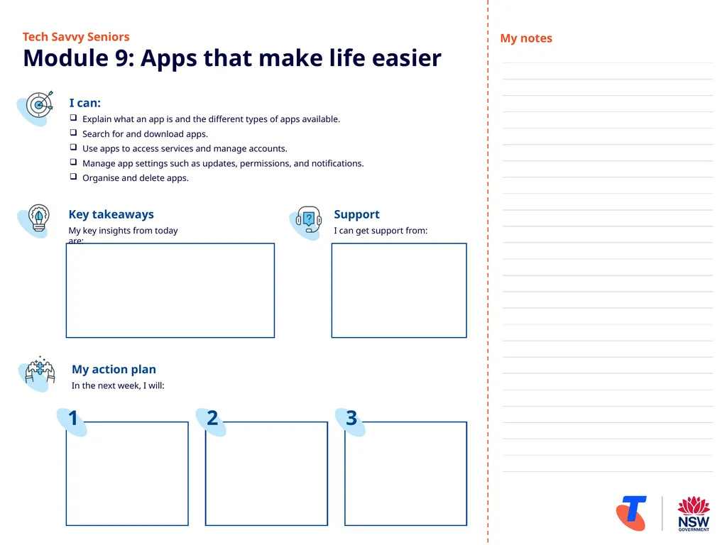 Tech Savvy Seniors Module 9: Apps that make life - slide 1 of 2