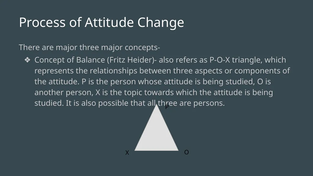 Attitude Change When attitudes are in formation - slide 3 of 13