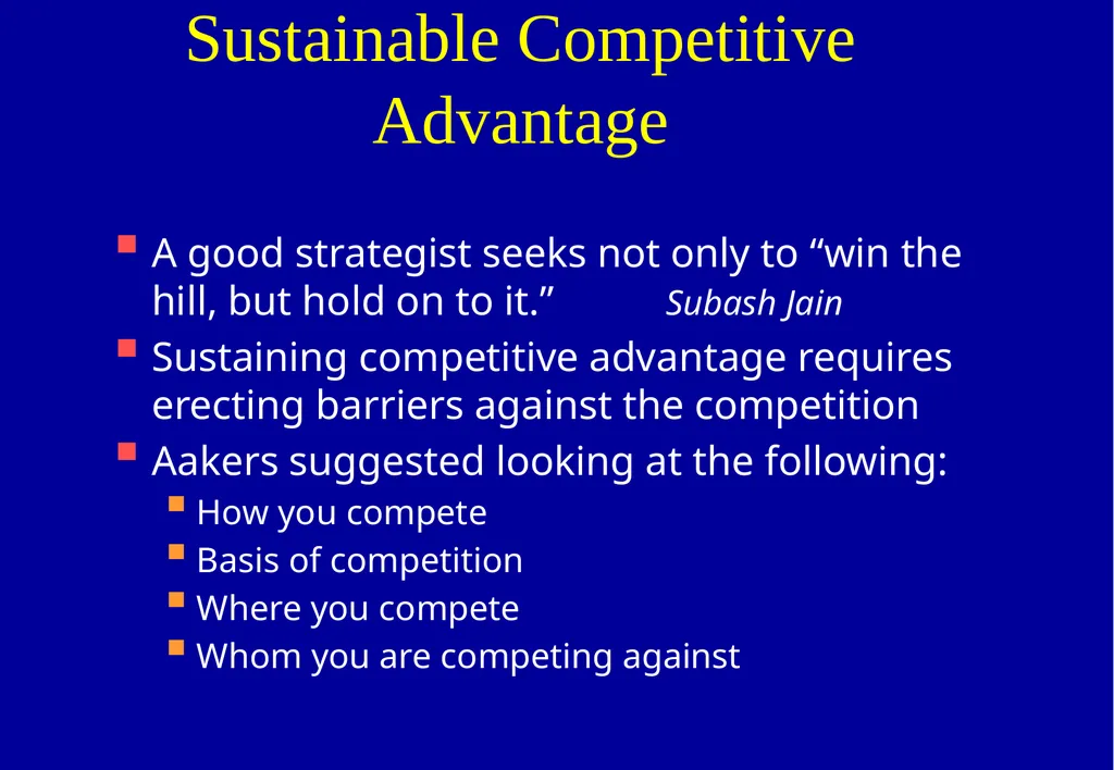 Competitive Strategy . Outline Introduction - slide 4 of 29