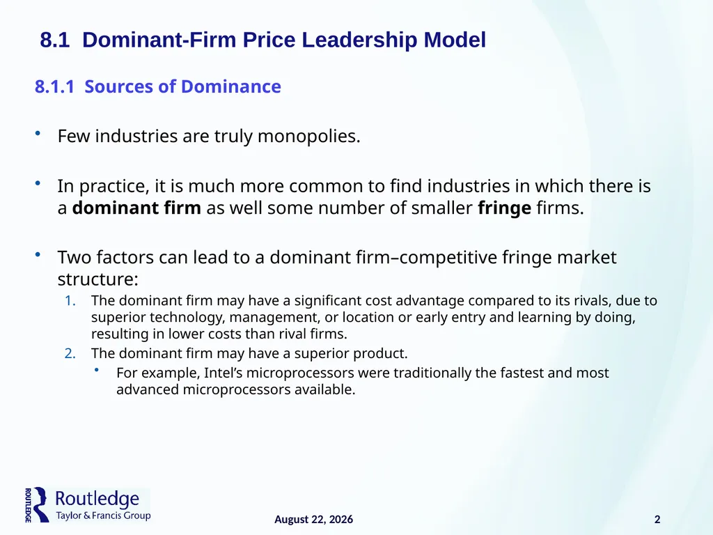 Monopoly Practices 8 24 June 2019 1 8.1 - slide 2 of 28