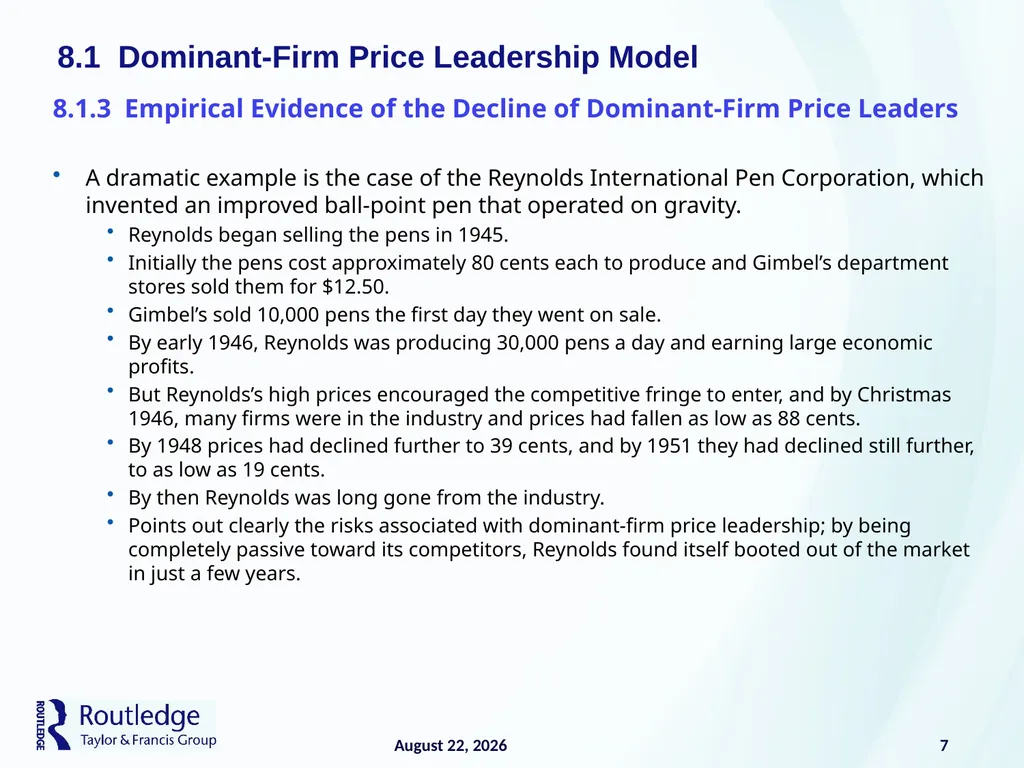 Monopoly Practices 8 24 June 2019 1 8.1 - slide 7 of 28