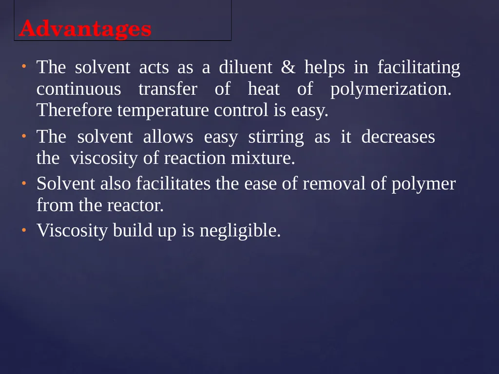 UNIT – 5 POLYMERIZATION TECHNIQUES POLYMERIZATION - slide 9 of 26