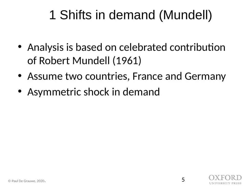 Economics of Monetary Union 14e Introduction Paul - slide 5 of 39