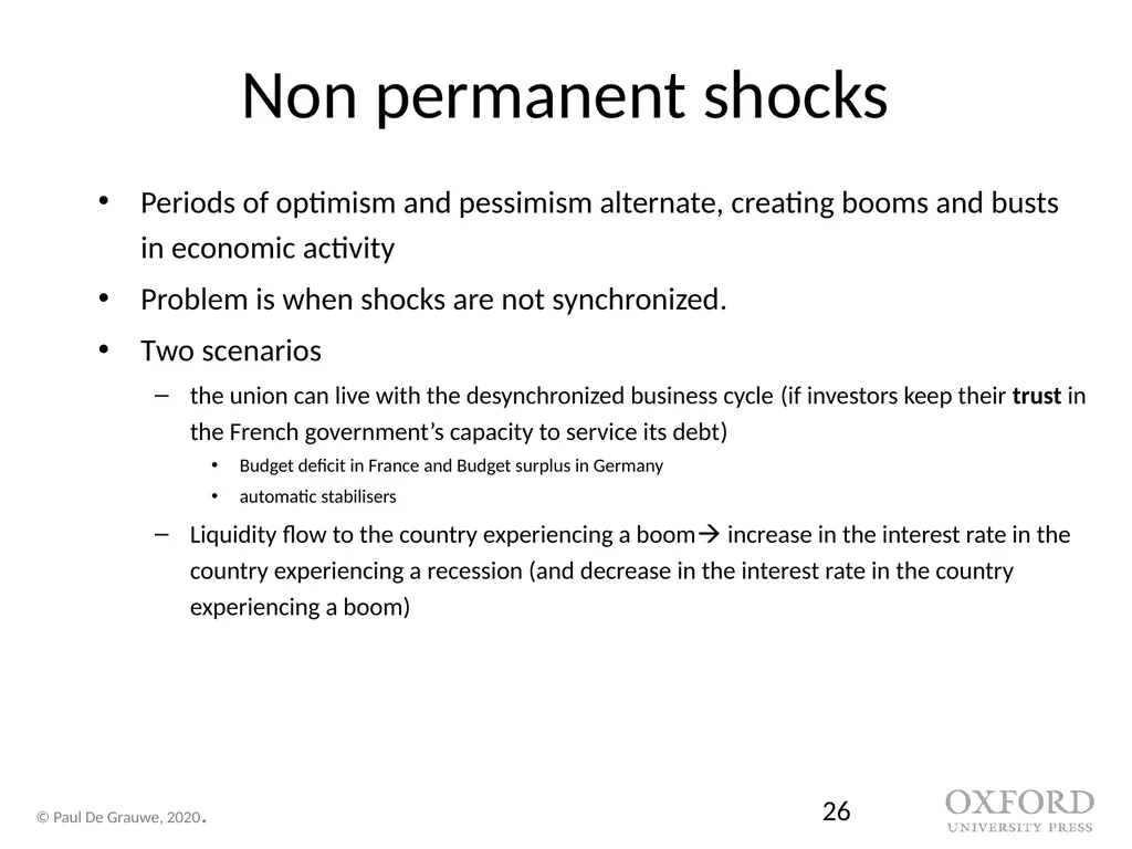 Economics of Monetary Union 14e Introduction Paul - slide 26 of 39