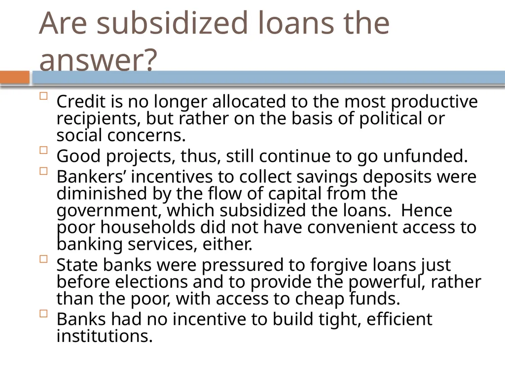 Introduction to Microfinance P.V. Viswanath What - slide 18 of 24