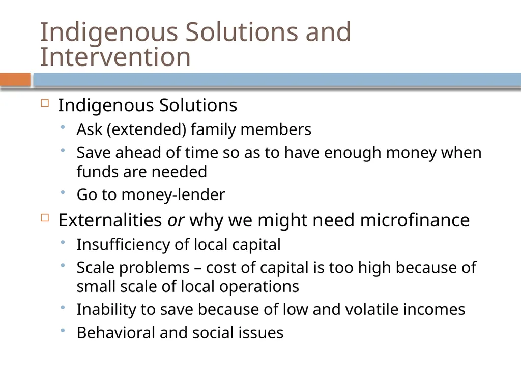 Introduction to Microfinance P.V. Viswanath What - slide 6 of 24