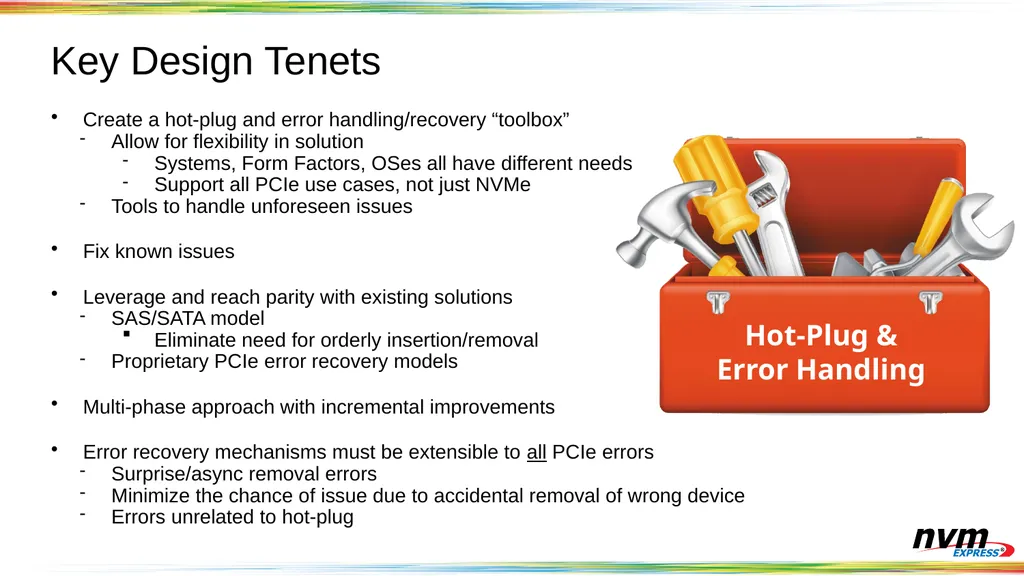 PCIe Hot-Plug and Error Handling for NVMe 2019 - slide 15 of 25