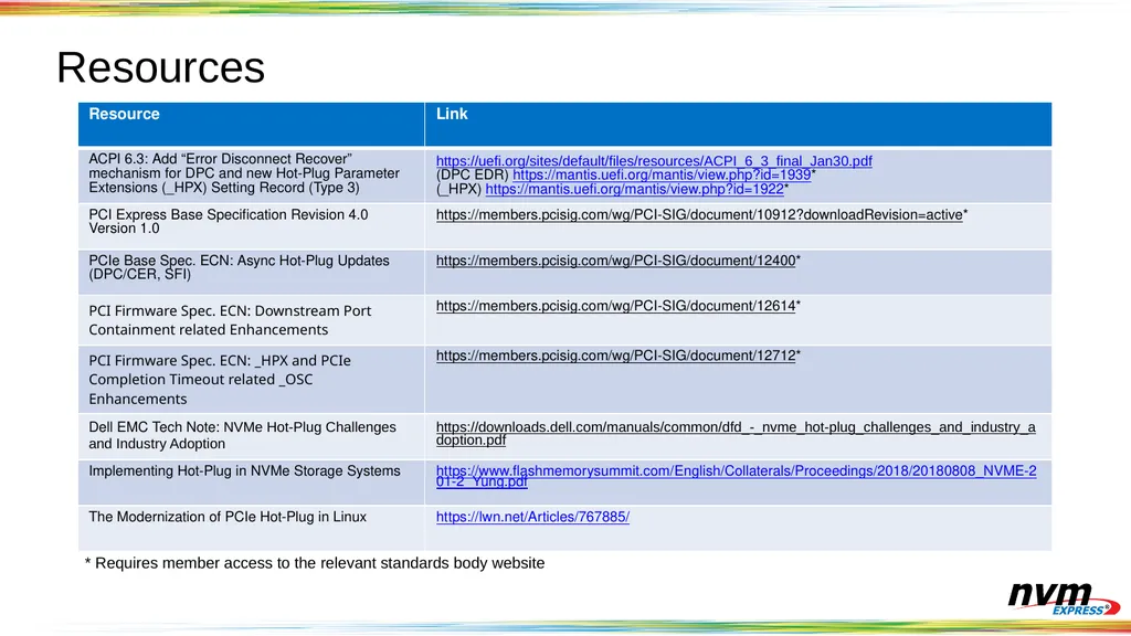 PCIe Hot-Plug and Error Handling for NVMe 2019 - slide 23 of 25