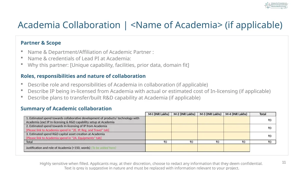<Project Title> < [Early Stage OR Later Stage] > < - slide 11 of 21