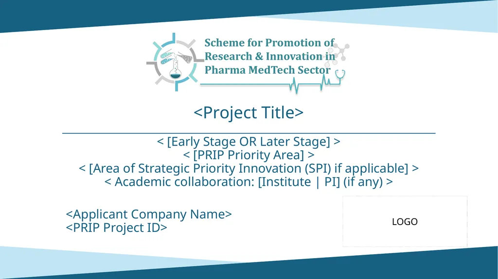 <Project Title> < [Early Stage OR Later Stage] > < - slide 1 of 21