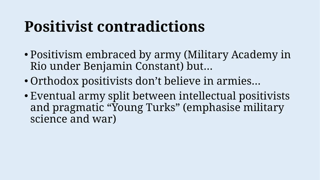 Week 10: “Coffee with Milk”: The First Republic, - slide 7 of 22