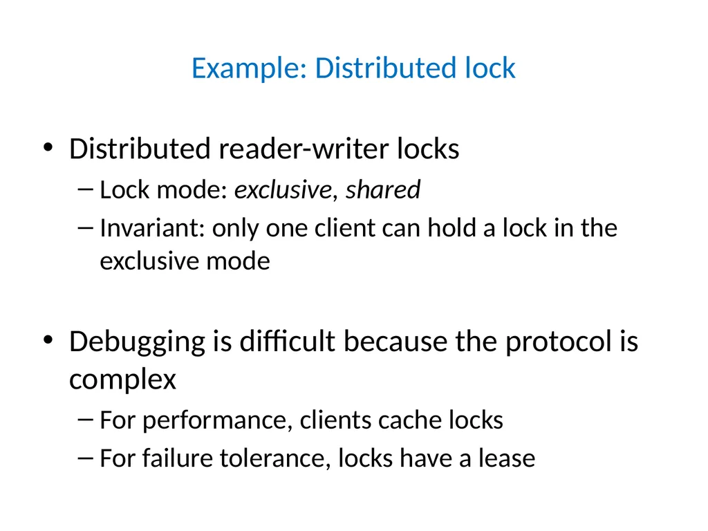 D3S: Debug Deployed Distributed Systems Xuezheng - slide 3 of 29