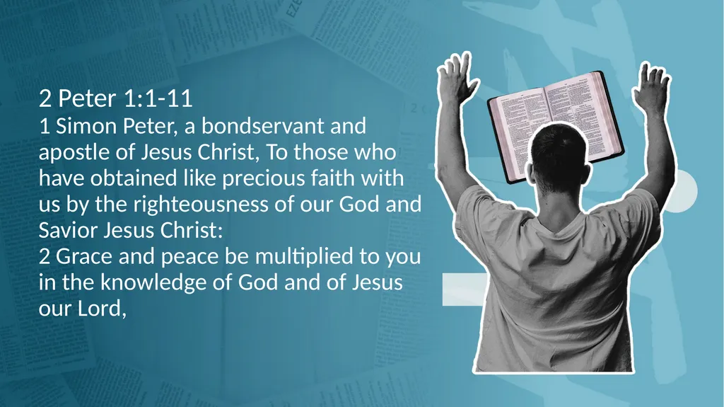 2 Peter 1:12-15 12 For this reason I will not - slide 4 of 55
