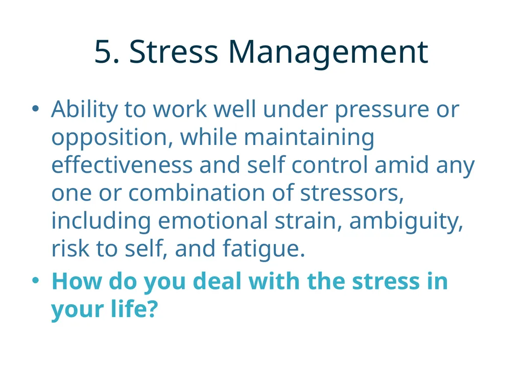 Behavioral Descriptive Interviews Behavioral - slide 19 of 24