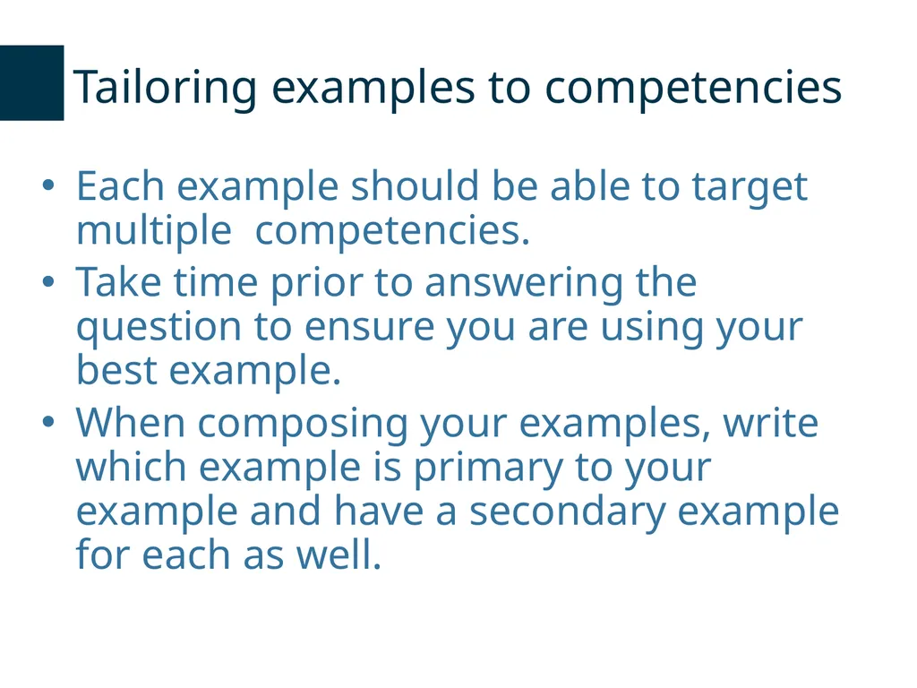 Behavioral Descriptive Interviews Behavioral - slide 12 of 24