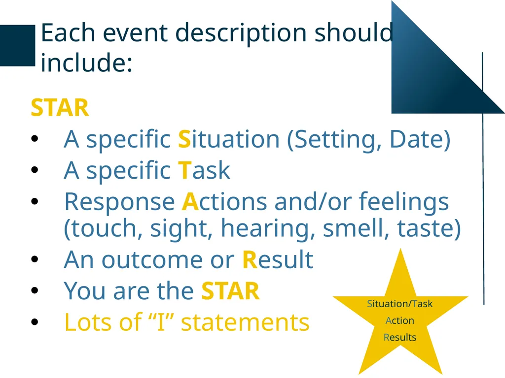 Behavioral Descriptive Interviews Behavioral - slide 5 of 24