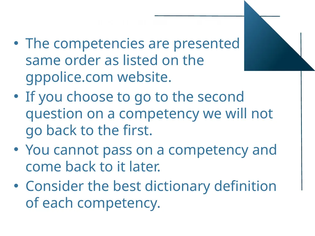 Behavioral Descriptive Interviews Behavioral - slide 9 of 24