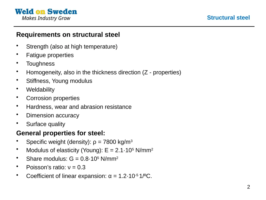 1 Structural steels designation, Grouping system - slide 2 of 12