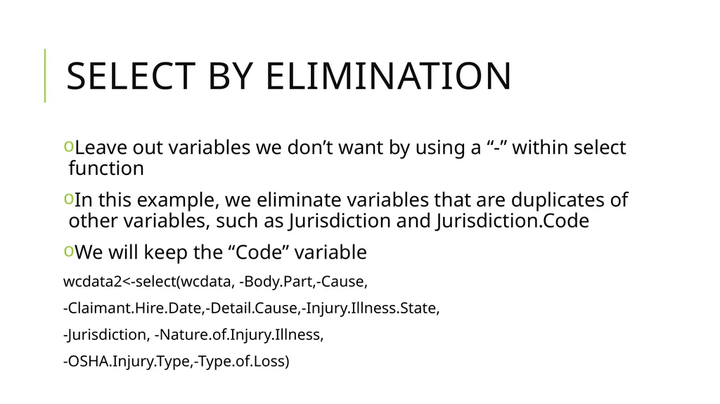 Data Munging And Data Pre-Processing in R SPRING - slide 34 of 52