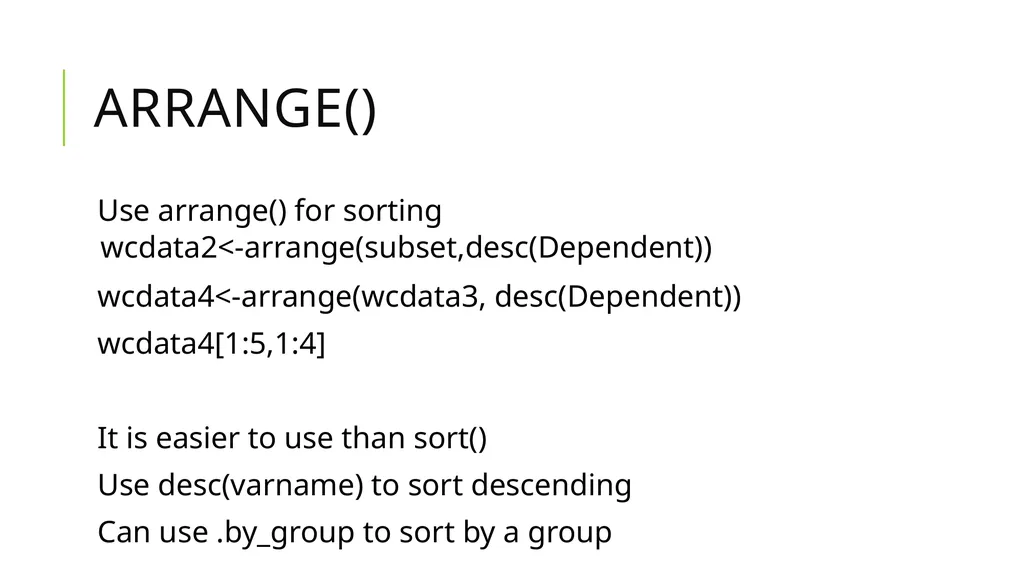 Data Munging And Data Pre-Processing in R SPRING - slide 37 of 52