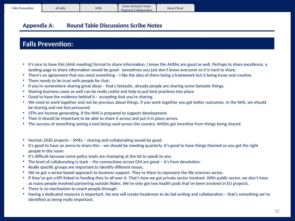 Northern Excellence in Active and Healthy Ageing - slide 32 of 52